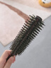索朗梳子卷发梳猪鬃毛内扣圆筒卷梳吹头发造型滚梳子家用发廊专业男女 实拍图
