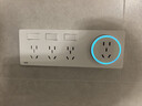 奥克斯86型扩展式插座厨房拓展轨道转换器暗装家用带开关排插 21孔向左拓展五孔白色 实拍图