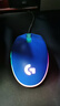 罗技（G）G102第二代游戏鼠标 RGB流光灯效鼠标 轻量化  游戏级8000DPI传感器 黑色 200-8000DPI 实拍图
