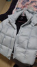 坦博尔泡芙羽绒服女短款脱卸帽秋冬保暖外套25年新款5530520D 泡芙蓝160 实拍图