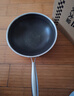 炊大皇炒锅有钛0氟不粘锅316L不锈钢不粘平底炒锅32cm 实拍图