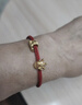 周生生【细绳红色】Charme串珠配绳3mm细版手绳不锈钢绳男女定价 E17 实拍图