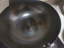 京严炒锅章丘款铁锅无涂层炒菜不粘锅家用精铁锅具燃气电磁炉用已开锅 【灶具通用】适合3-5人  赠盖铲  直径 32cm 百年工艺｜传统铁锅｜健康不沾 实拍图