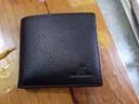 稻草人男士钱包短款商务头层牛皮横款两折票夹多卡位钱夹啡色生日礼物 实拍图