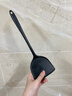 拜杰硅胶锅铲炒菜铲子锅铲汤勺饭勺厨具不粘锅铲套装 黑色2件装 实拍图