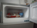 奥克斯（AUX）家用双门迷你小型冰箱 冷藏冷冻保鲜小冰箱 宿舍租房节能电冰箱 【国家补贴】BCD-24K118 基础款 银色 实拍图