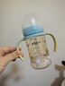 贝亲（Pigeon）自然实感第三代宽口径奶瓶双把手（清新蓝） 原装配件BA150 实拍图