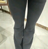 蕉下（beneunder）高弹高暖微喇裤加绒休闲裤女修身裤子喇叭保暖塑型百搭EL111 实拍图