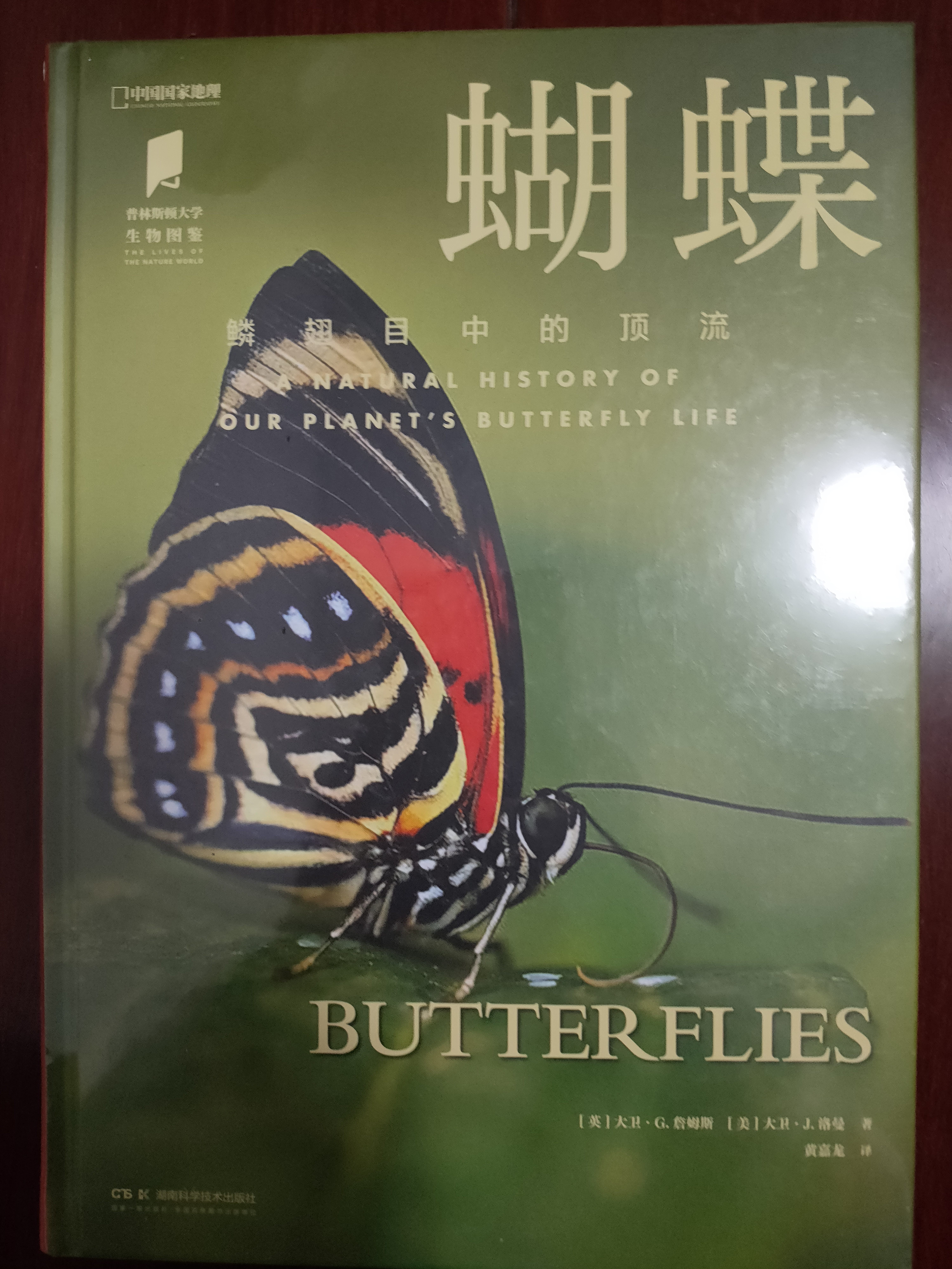 【赠蝴蝶异形书签*2】 蝴蝶：鳞翅目中的顶流（自然界的自然史 海洋生物 微生物 水下植物  普林斯顿大学 威科普图鉴 中国国家地理 科普畅销书籍 精装版） 实拍图