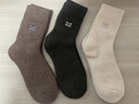 猫人3双装35%羊毛袜子男士袜子男冬季加厚保暖袜男毛圈袜睡眠袜男 实拍图
