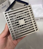 雨虹飞鱼地漏全铜防臭地漏5件套卫生间洗衣机通用防返臭神器 奶油风送弯头 实拍图