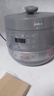 美的（Midea）品牌官方0涂层精钢厚釜70KPa电压力锅5L双胆全自动智能预约家用煲汤煮饭电饭煲C5856G高压锅4-6人 实拍图