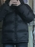 雅鹿三防短款羽绒服女冬免洗户外休闲蓄热保暖连帽加厚面包服外套 黑色 S 【推荐90-110斤】 实拍图