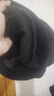 瑞莱奥帽子男女秋冬季加厚加绒针织帽保暖防风毛线帽男防寒护耳套头帽子 黑色（皮标款） 松紧弹力 实拍图