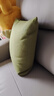 海澜之家（HLA）棉麻抱枕靠枕轻奢超柔简约靠背垫客厅靠枕套含芯纯色靠包沙发靠垫 简约 抹茶绿 枕套+枕芯【45*45cm】 实拍图