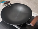 中康铁锅炒锅经典款深氮极铁无涂层精铁防锈双耳明火燃气通用36cm圆底 实拍图