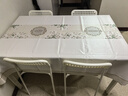 简美家餐桌布高级轻奢感防水防油桌布保护垫茶几桌垫pvc长方形140*180cm 实拍图