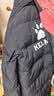 卡尔美（KELME）长款运动棉服男冬季连帽过膝保暖生活训练外套风衣 黑色 S  实拍图