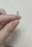 周六福新年礼物  黄金戒指女款碎碎冰车花亮面指环 计价 20号-2.32g 实拍图