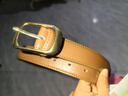 卡帝乐鳄鱼女士皮带韩版装饰休闲牛皮腰带简约百搭针扣裤带女友礼物 实拍图