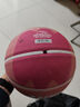 安踏（ANTA）篮球儿童5号小学生幼儿园4号室内外耐磨橡胶青少年7号蓝球 粉5号 实拍图