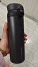 乐扣乐扣（LOCK&LOCK）憧憬弹跳保温杯316不锈钢保温商务便携水杯子450ML黑色情人节礼物 实拍图