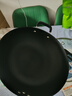九阳（Joyoung）炒锅铸铁锅无涂层加深炖煮锅具家用炒菜锅电磁炉燃气通用34cm 实拍图