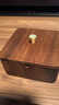 初心实木烟灰缸带盖防飞灰高端大气上档次办公室家用创意高颜值烟缸 轻奢烟灰缸-橡胶木 实拍图