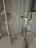 九牧（JOMOO）【定制】 弧形淋浴房一体式浴室玻璃隔断卫生间挡水隔断干湿分12S 现货速发银色光波1.0*1.0高1.9m 实拍图
