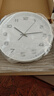京东京造 知时系列挂钟 钟表挂墙时钟客厅2025年新款石英钟35cm珍珠白 实拍图