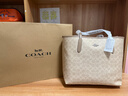 蔻驰（COACH）【品牌直供】女士CITY大号单肩托特包电脑包CV976圣诞礼物 实拍图