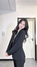 韩曼柯（HANMANKE）西装外套女商务面试职业正装小个子2025春秋新款女士高端西装外套 实拍图