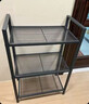 京东京造厨房置物架网格落地储物家用零食杂物货架客厅收纳架四层青灰色 实拍图