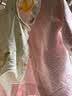 汤尼倍儿女宝宝夹棉套装秋冬保暖两件套婴儿纯棉衣服高腰护肚秋裤 粉紫色 80 cm 实拍图