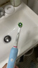 欧乐B（Oral-B）OralB/欧乐B电动牙刷成人3D声波旋转小圆头感应充电德国D16p600 p600套装蓝色 实拍图