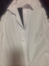 罗蒙（ROMON）纯色商务职业正装男士白衬衫工装外套长袖衬衣男CS108白色3XL 实拍图