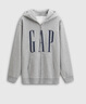 GAP男女装2025秋季新款logo印花抓绒宽松运动连帽衫卫衣786920 灰色 L (175/96A)亚洲尺码【偏大,建议拍小一码】 实拍图