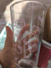 三丽鸥kt猫粉色牛奶凯蒂猫印花玻璃水杯可爱少女心果汁牛奶喝水杯 白色kt猫+粉色kt猫+2根吸管 450ml 实拍图