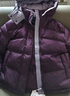 坦博尔羽绒服女短款时尚潮流可脱卸帽百搭保暖外套550388T满天星紫170 实拍图
