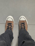匡威（Converse）官方 1970S男女高帮复古翻毛皮运动鞋棕色169337C 169337C/褐色 42.5 实拍图