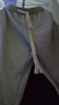 NASA GISS休闲裤男宽松直筒阔腿裤潮流长裤子 花灰直筒常规 (185/88A)2XL 实拍图