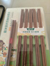 双枪 原木铁木筷子家用实木筷子10双+2双儿童筷子家庭餐具套装  实拍图