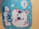 宜适酷(EXCO)小猫咪鼠标垫小号动漫可爱卡通锁边垫子电脑办公布面包边防滑便携鼠标垫可水洗9823 实拍图
