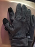 骆驼（CAMEL） 骑行手套男秋冬季户外摩托车触屏登山手套女哈尔滨旅游保暖装备 【升级防滑】碳灰，1T32264472 XL 实拍图