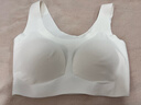 ubras虞书欣同款无尺码内衣女无痕隐形3A抗菌无钢圈文胸罩白色常规版 实拍图