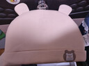 贝肽斯婴儿帽子新生儿男宝宝胎帽无骨护囟门帽秋冬款3-12月 实拍图