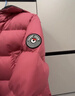 保姆鹅  【风墙】儿童羽绒服宝宝中长款护脸加厚外套保暖童装[NG2664] 石榴粉 130 实拍图