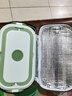 HKML316多层保温饭盒大容量便当盒注水加热餐盒上班族学生便携带饭桶 春意抹绿色【抗菌316内胆】 三层2600ML抗菌316不锈钢收藏加送餐具 实拍图