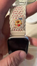iboann适用apple watch s10表带S11编织iWatchs9腕带磁吸音乐小狗苹果手表s8表带s7/s6/se3高级ultra配件 苹果小熊-奶白春樱色 44/45/46/49表盘4~1 实拍图