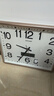 康巴丝（Compas）挂钟客厅钟表静音教室石英钟表挂墙时钟 3443A 日历款闪金 52cm 实拍图